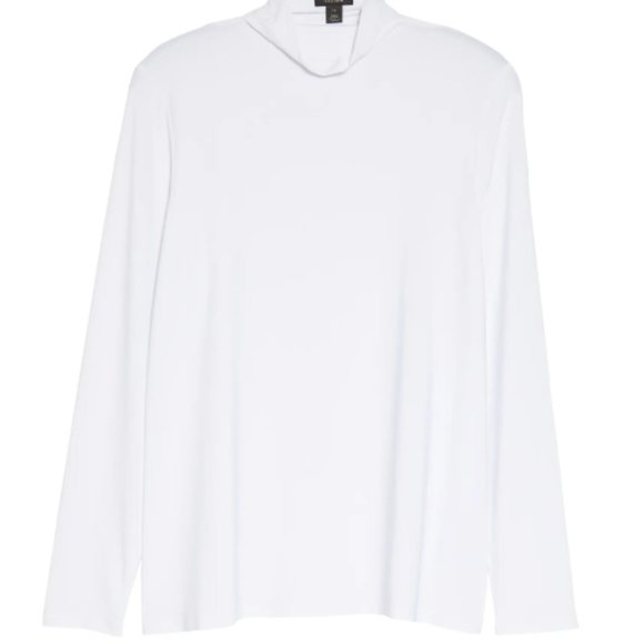 HALOGEN Funnel Neck Top - Picture 2 of 5